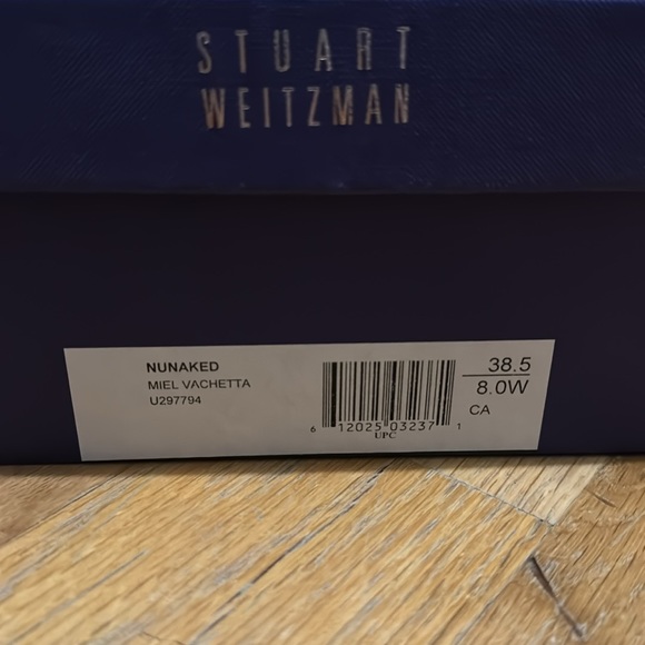 Stuart weitzman nunaked Meil vachetta women's size 8 - Picture 2 of 8